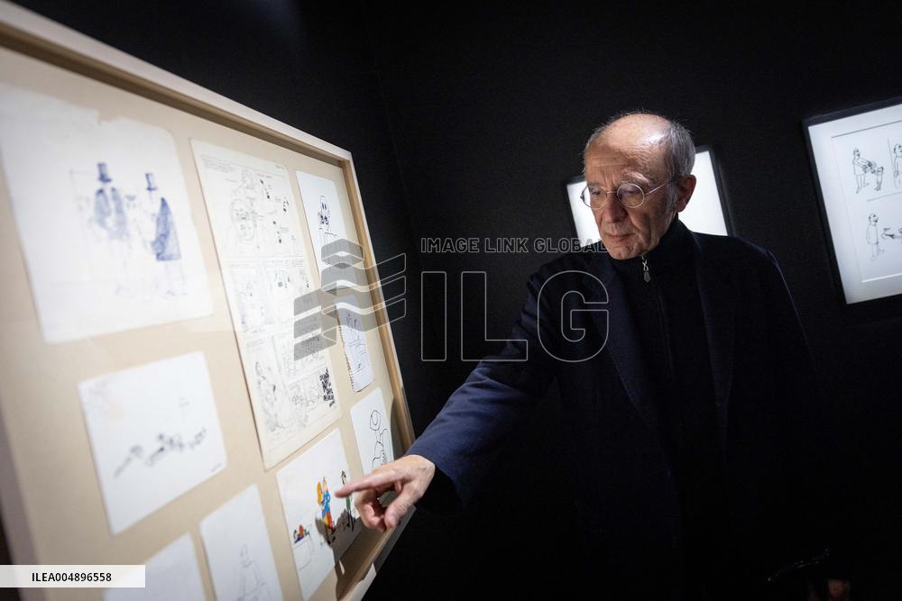 Exhibition of Philippe Geluck - Paris AJ