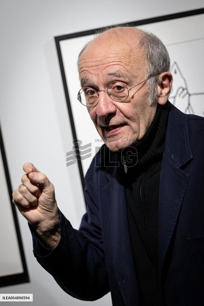 Exhibition of Philippe Geluck - Paris AJ