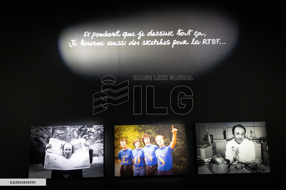 Exhibition of Philippe Geluck - Paris AJ