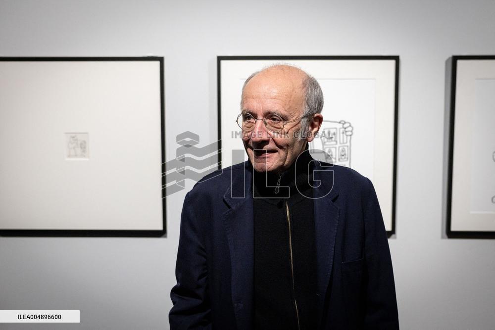 Exhibition of Philippe Geluck - Paris AJ