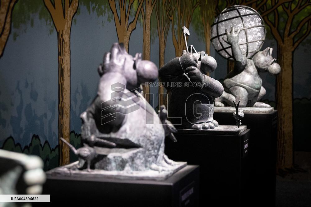 Exhibition of Philippe Geluck - Paris AJ