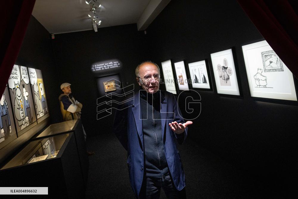 Exhibition of Philippe Geluck - Paris AJ