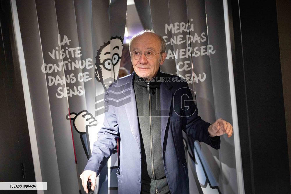 Exhibition of Philippe Geluck - Paris AJ
