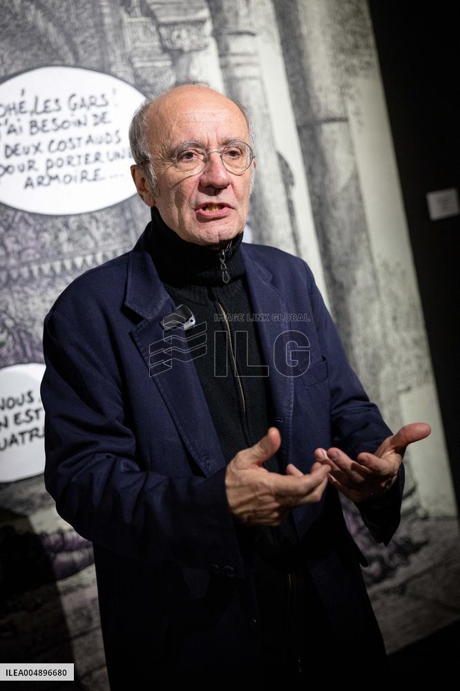 Exhibition of Philippe Geluck - Paris AJ