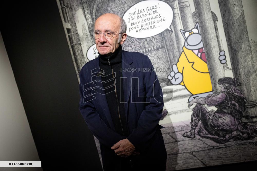 Exhibition of Philippe Geluck - Paris AJ