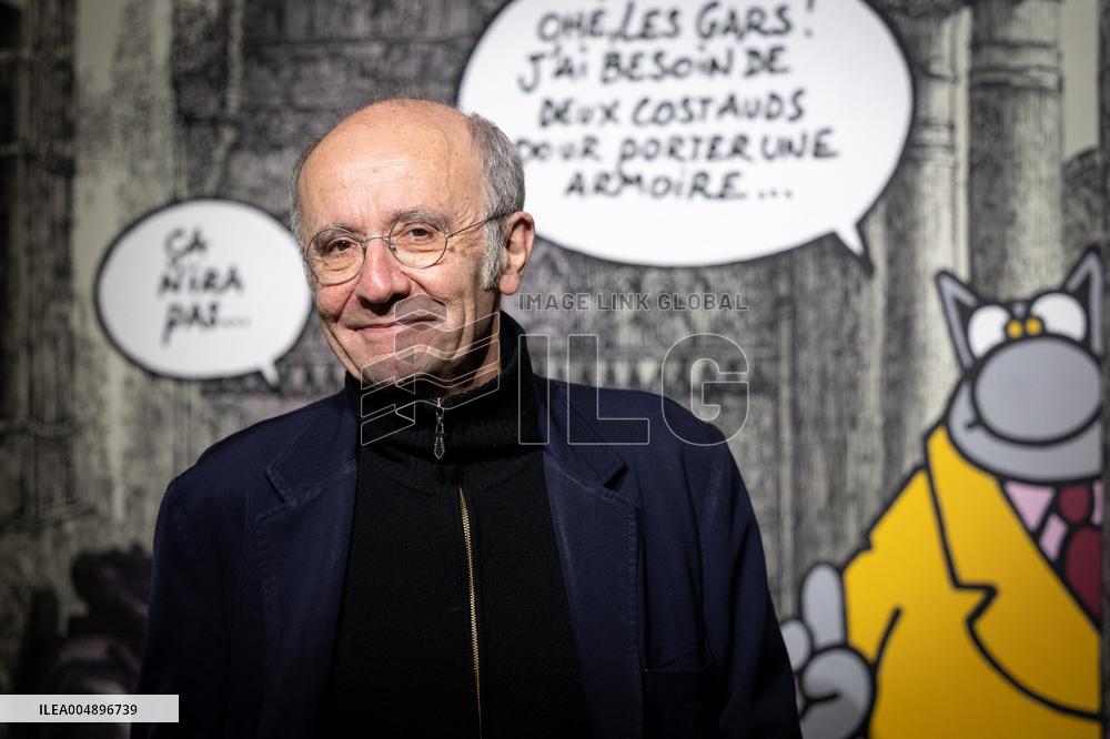 Exhibition of Philippe Geluck - Paris AJ