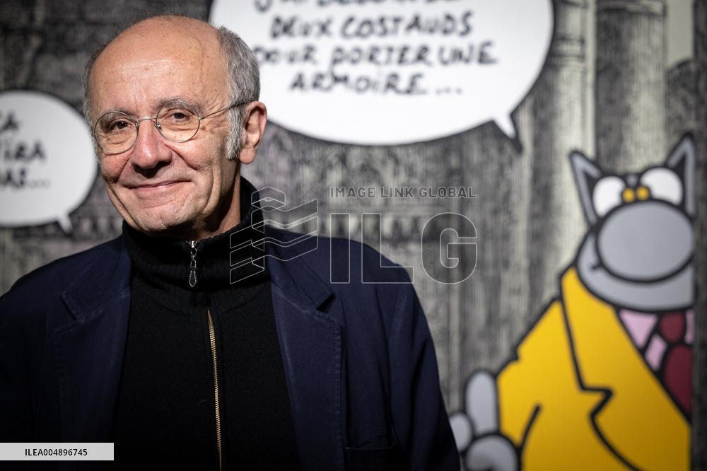 Exhibition of Philippe Geluck - Paris AJ
