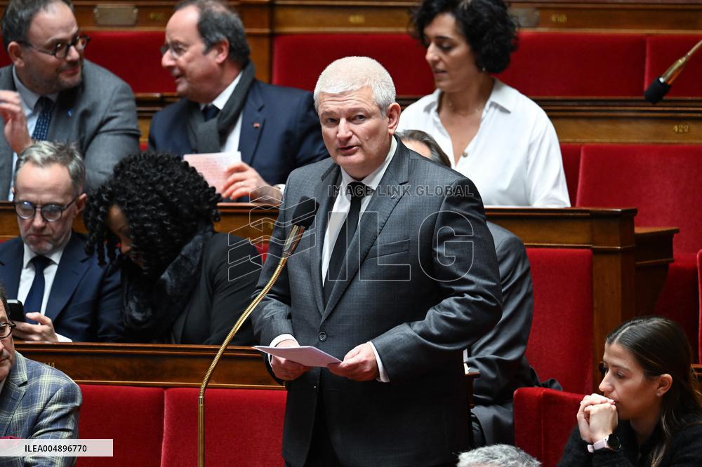 Questions to Government at The National Assembly - Paris