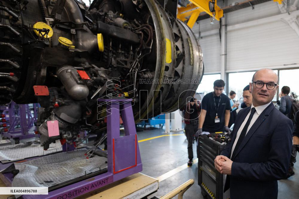 Sebastien Martin visits Air France Industries site - Orly