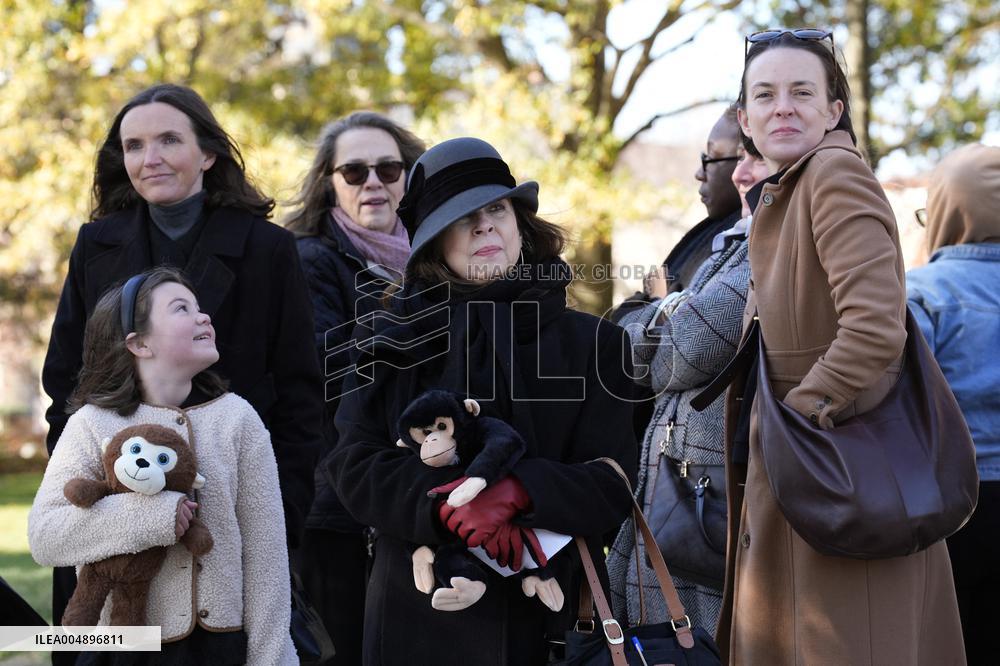 Jane Goodall funeral service - Washington