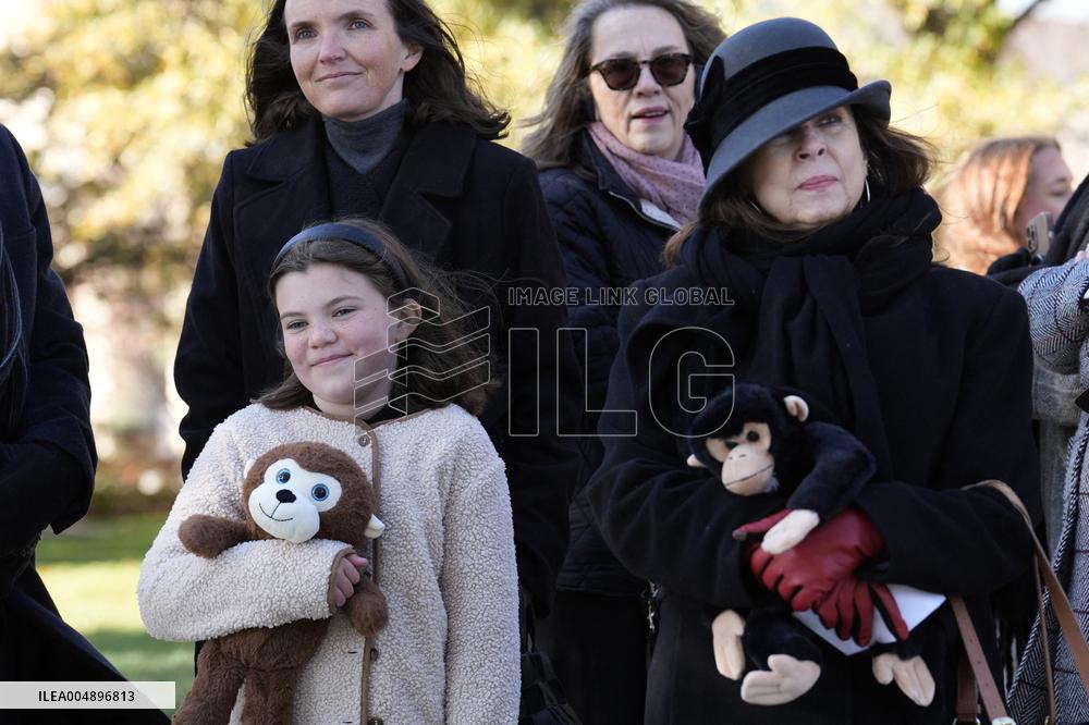 Jane Goodall funeral service - Washington