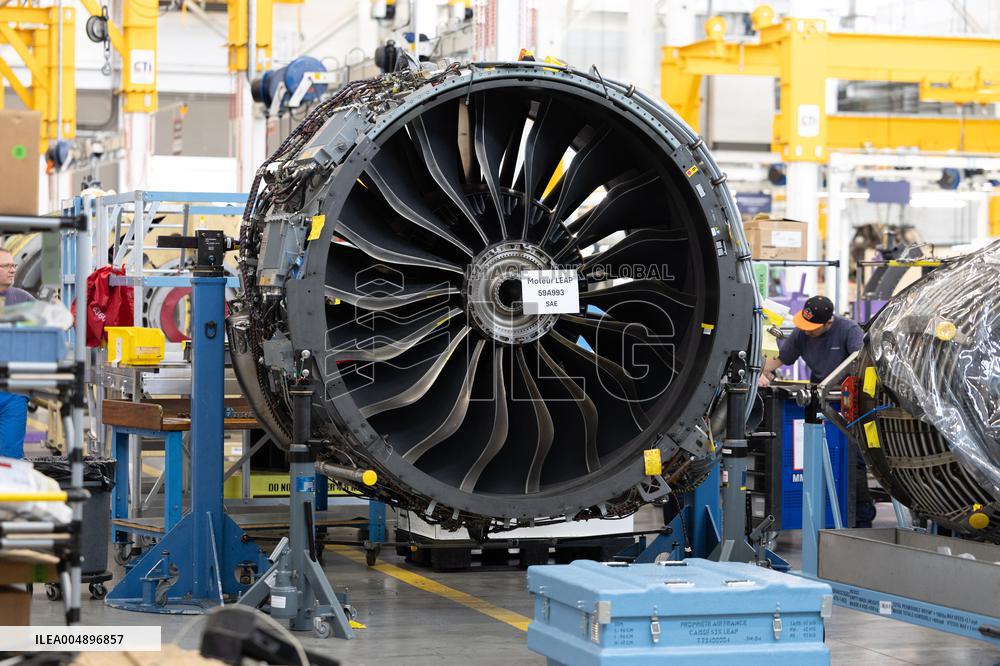 Aircraft Engines Maintenance at Air France Industries site - Orly