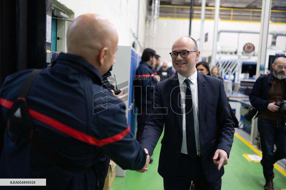 Sebastien Martin visits Air France Industries site - Orly