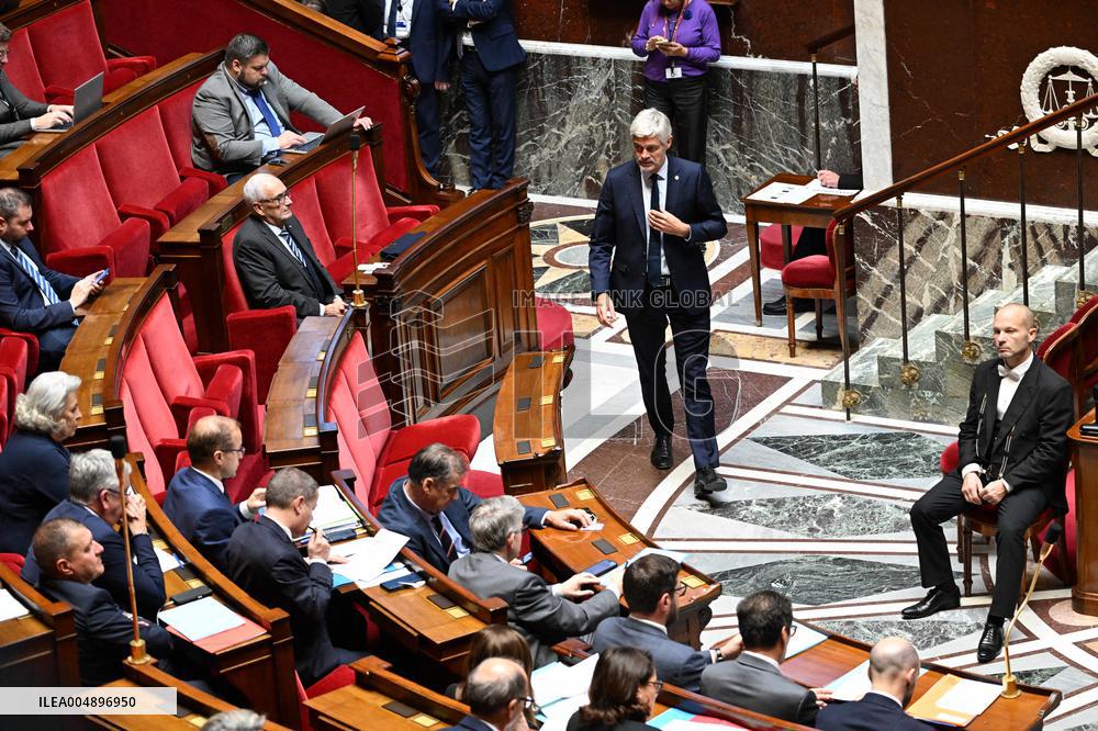 Questions to Government at The National Assembly - Paris