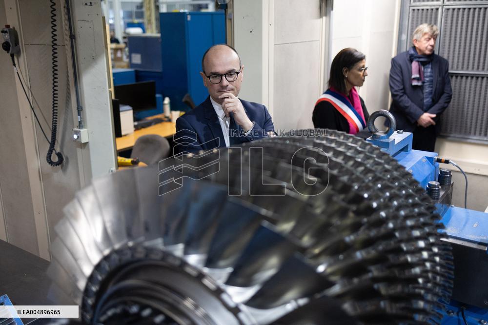 Sebastien Martin visits Air France Industries site - Orly