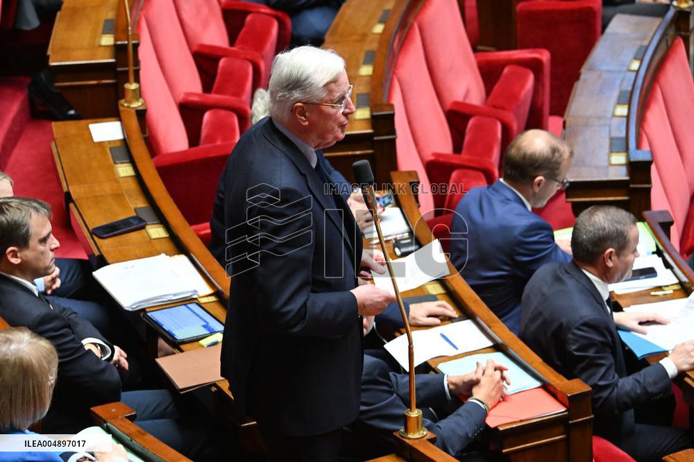 Questions to Government at The National Assembly - Paris