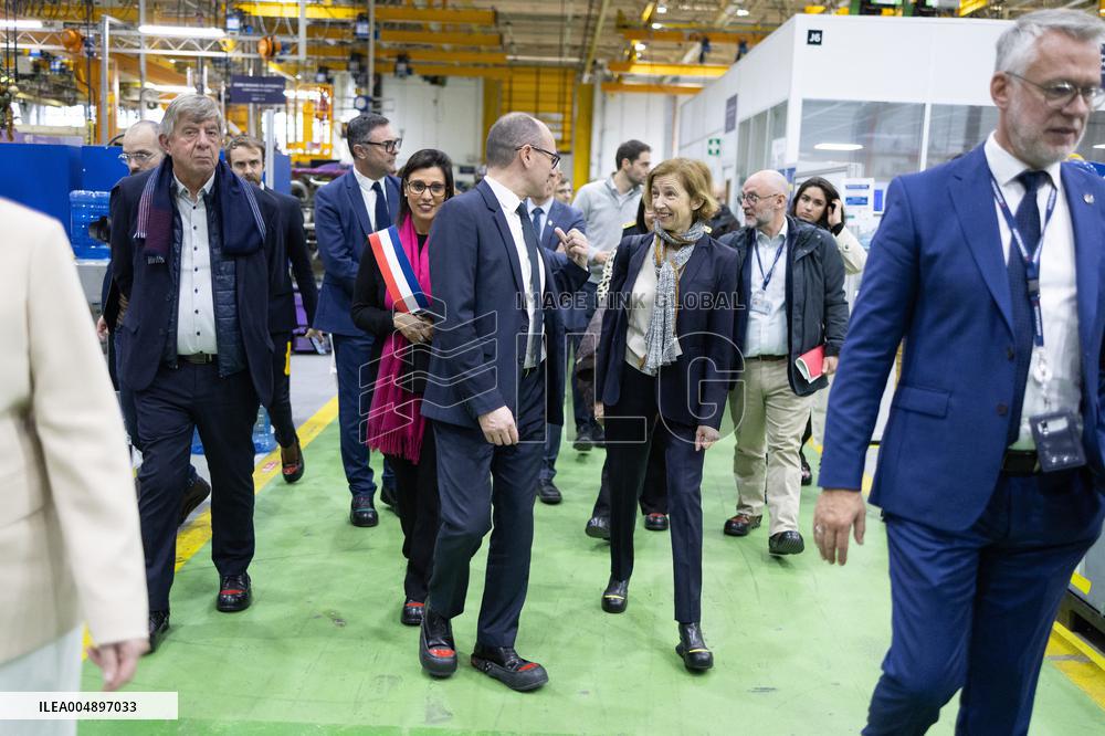 Sebastien Martin visits Air France Industries site - Orly