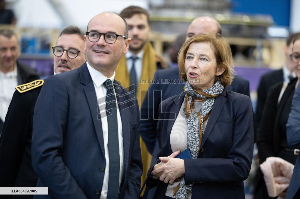 Sebastien Martin visits Air France Industries site - Orly