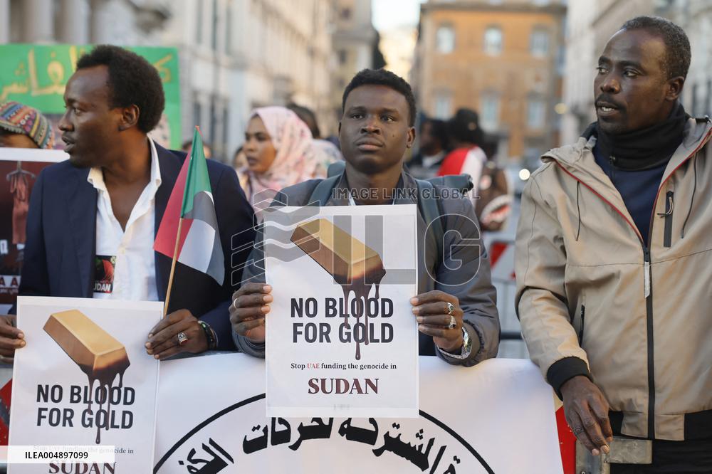Demonstration in Solidarity with The Sudanese People - Rome