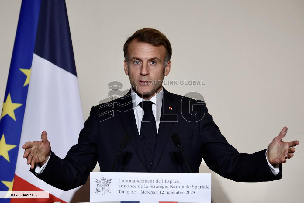 President Macron Speech at Air Base 101 - Toulouse
