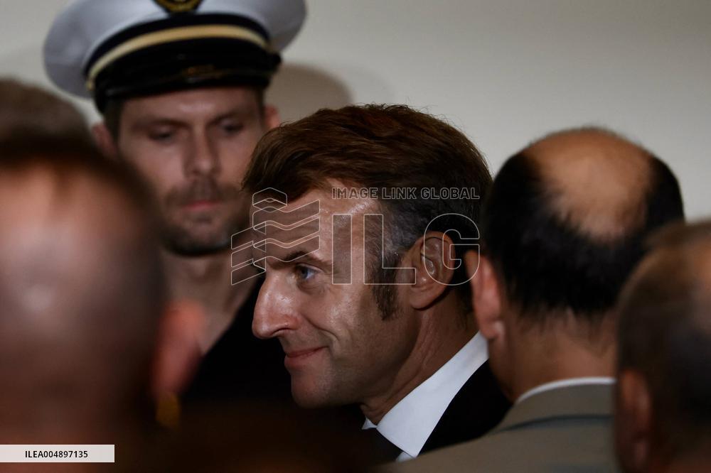 President Macron Speech at Air Base 101 - Toulouse