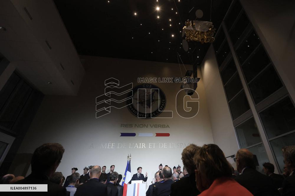 President Macron Speech at Air Base 101 - Toulouse