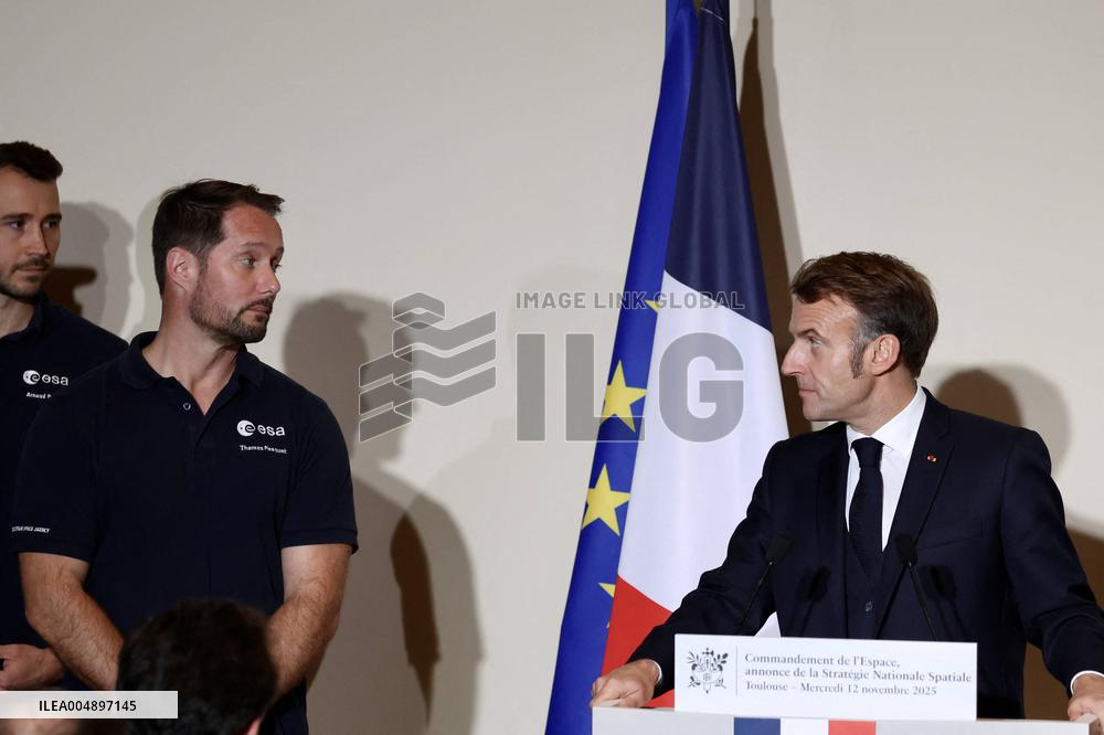 President Macron Speech at Air Base 101 - Toulouse
