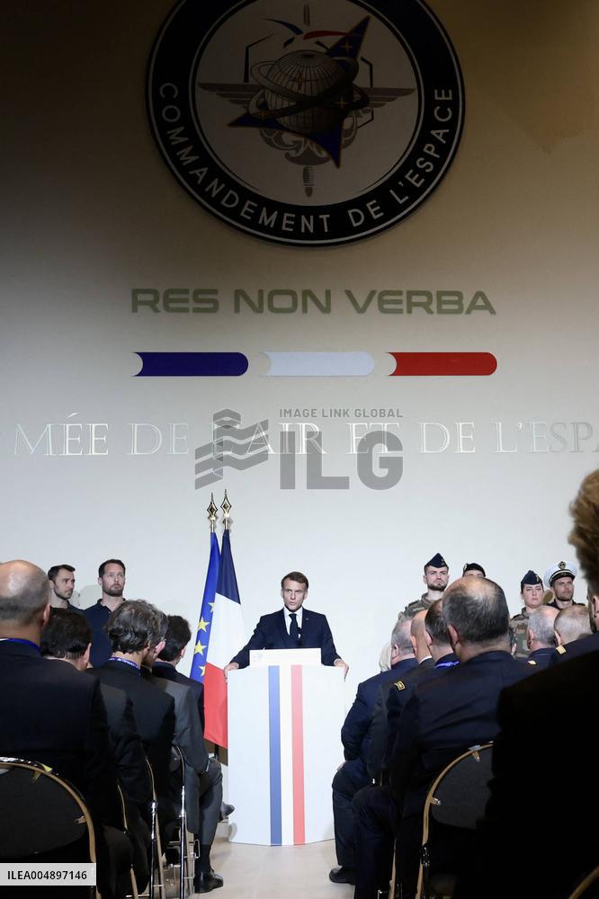 President Macron Speech at Air Base 101 - Toulouse