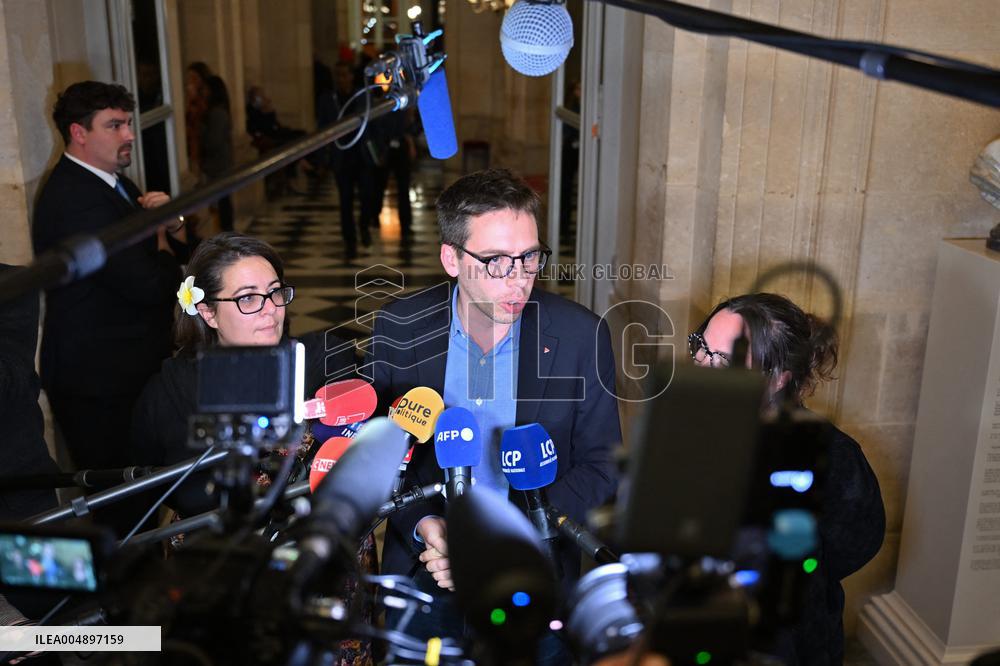 Suspension of Pension Reform at The National Assembly - Paris