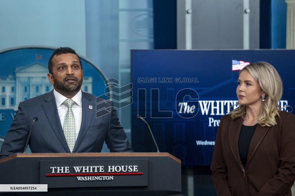 White House Press Secretary Leavitt Holds Press Briefing in Washington, DC