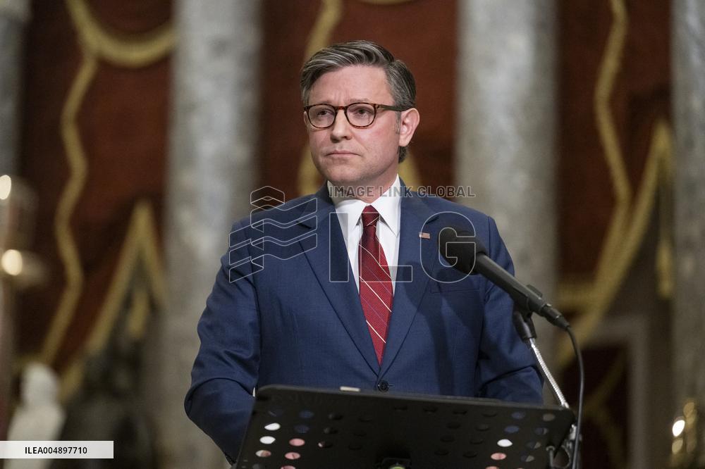 Speak Johnson Presser After US House Vote to Reopen the US Government