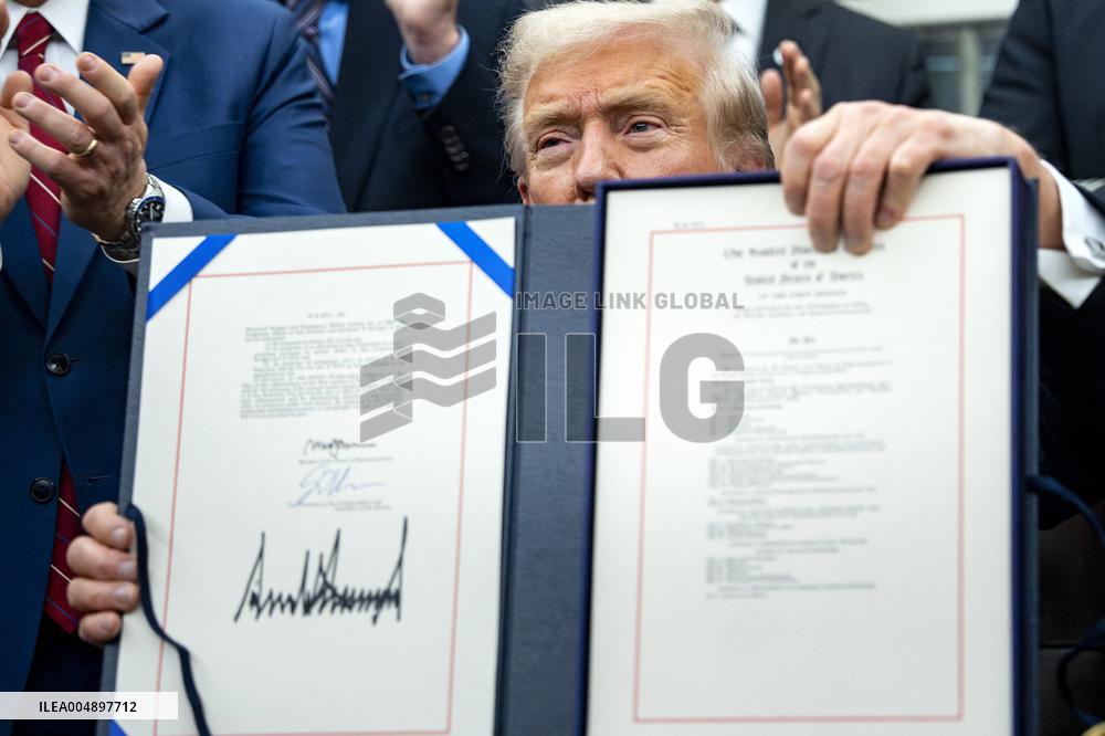 President Trump Signs Funding Bill To Reopen The Federal Government