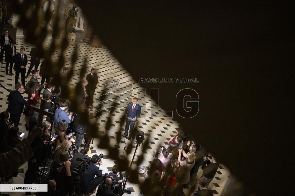 Speak Johnson Presser After US House Vote to Reopen the US Government