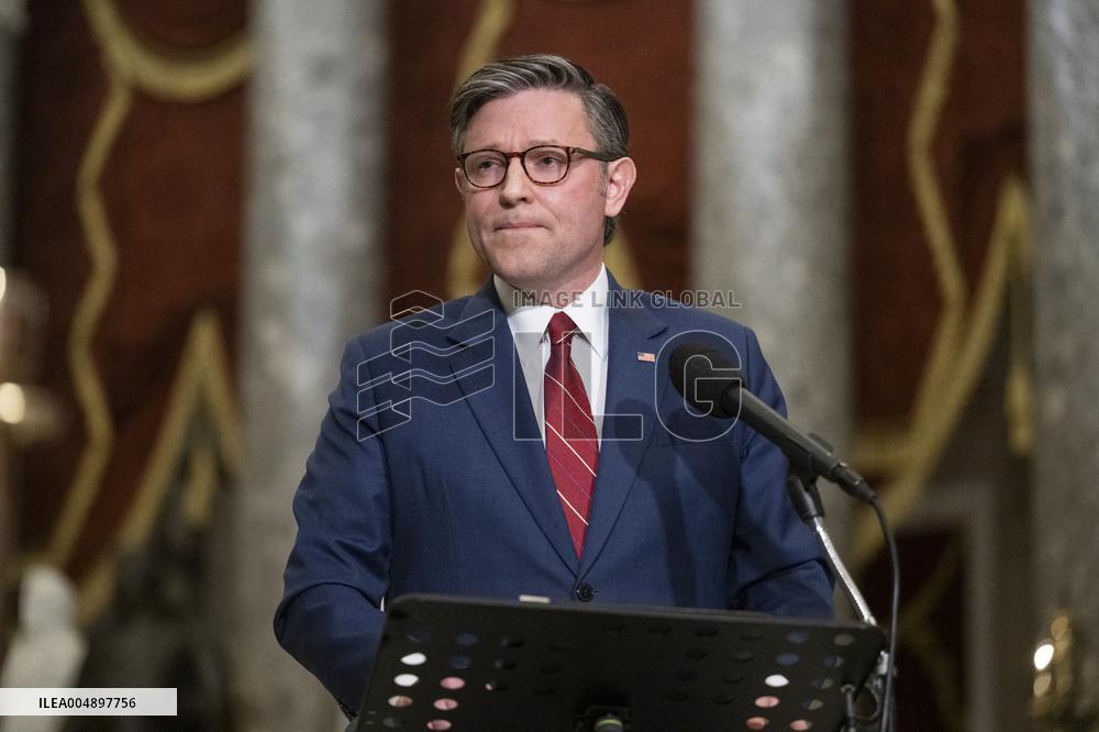 Speak Johnson Presser After US House Vote to Reopen the US Government