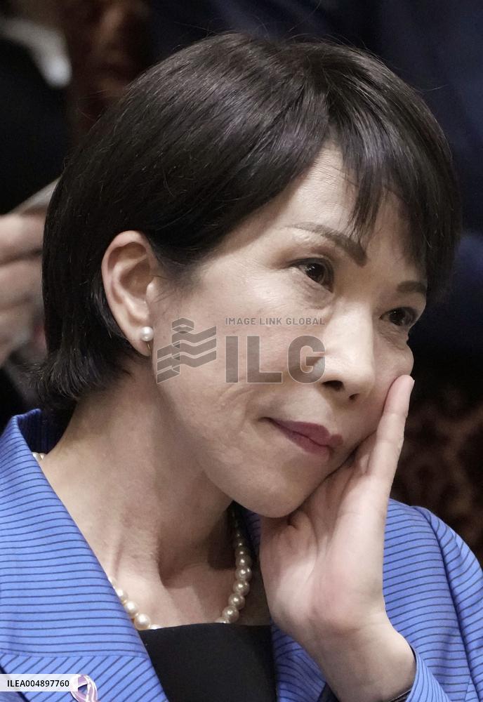 Japan PM Takaichi in parliament