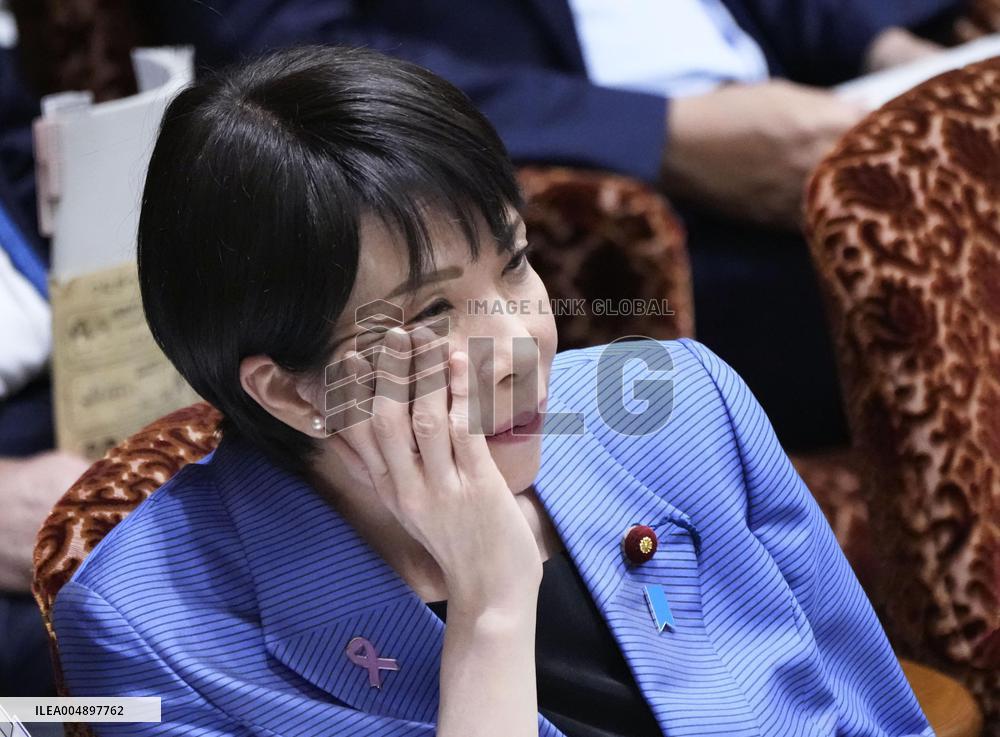 Japan PM Takaichi in parliament