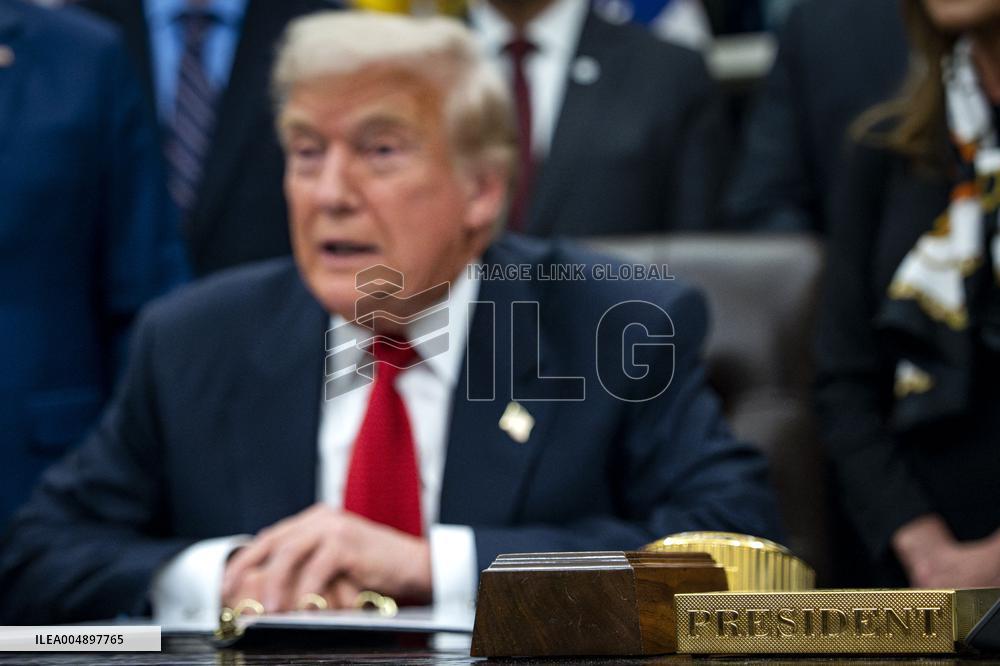 President Trump Signs Funding Bill To Reopen The Federal Government