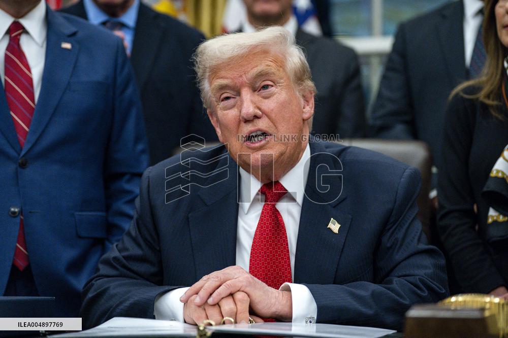 President Trump Signs Funding Bill To Reopen The Federal Government