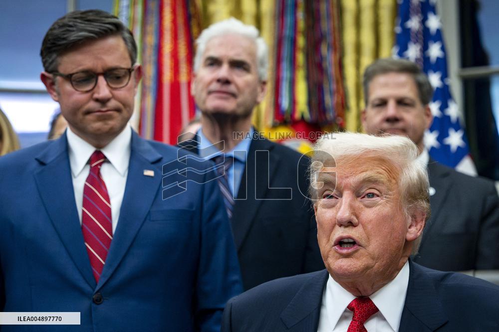 President Trump Signs Funding Bill To Reopen The Federal Government