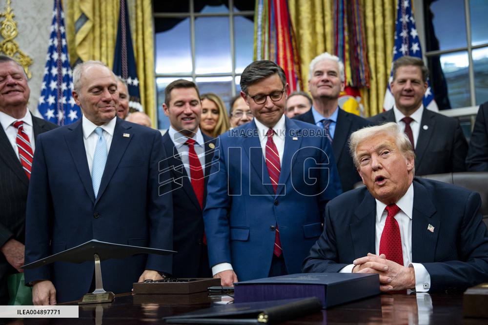 President Trump Signs Funding Bill To Reopen The Federal Government