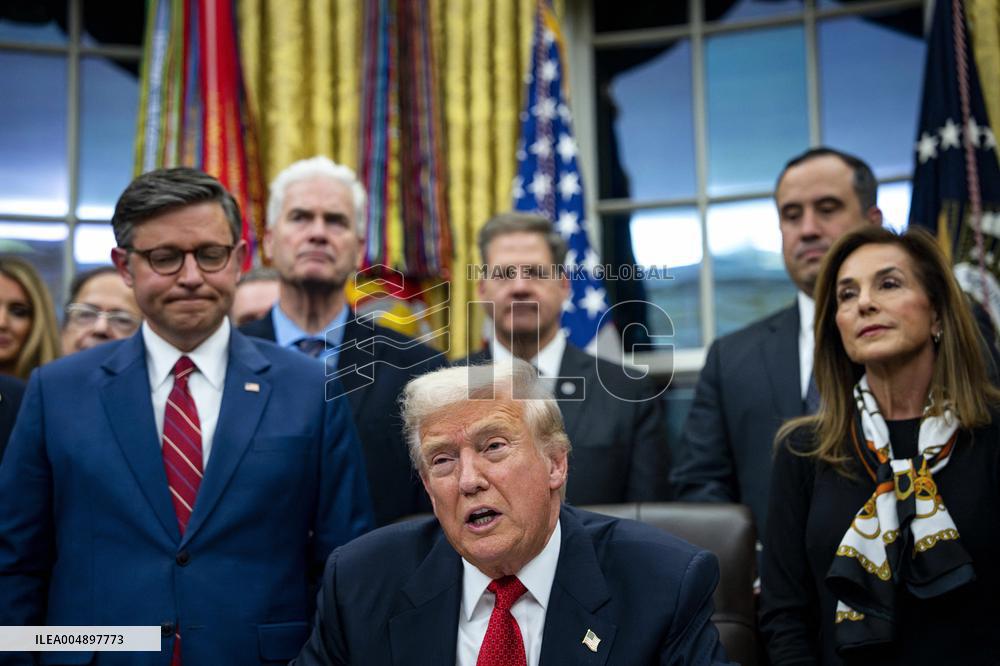 President Trump Signs Funding Bill To Reopen The Federal Government