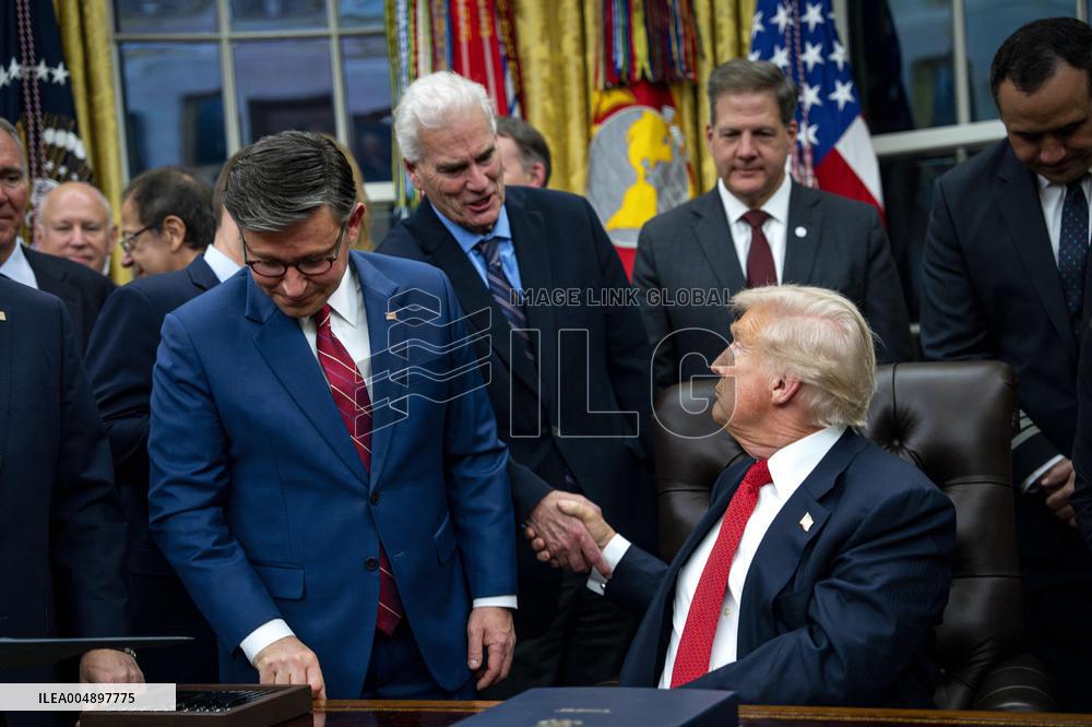 President Trump Signs Funding Bill To Reopen The Federal Government