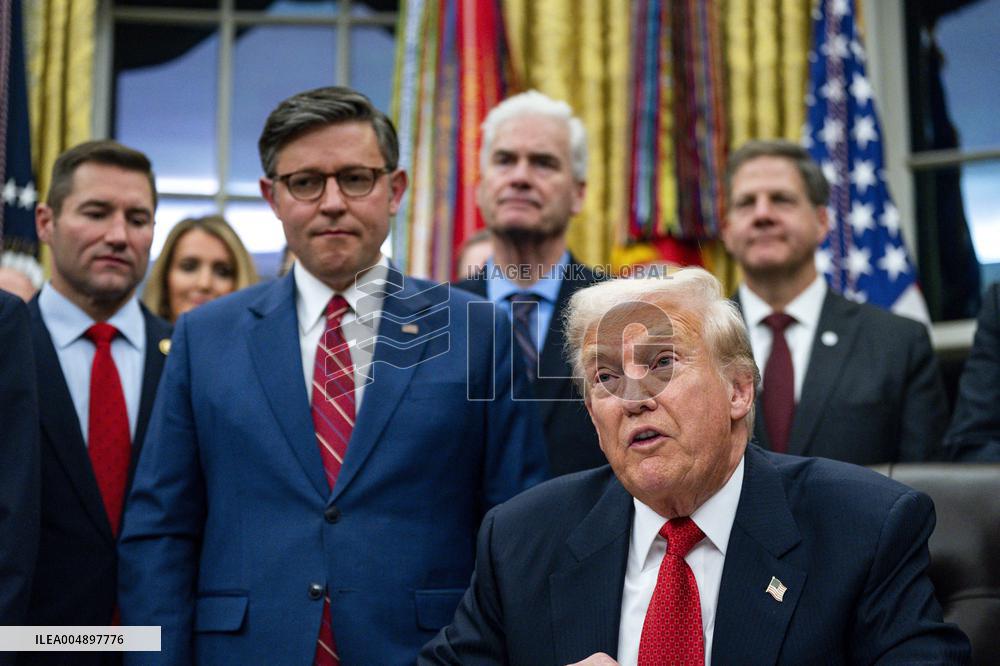 President Trump Signs Funding Bill To Reopen The Federal Government