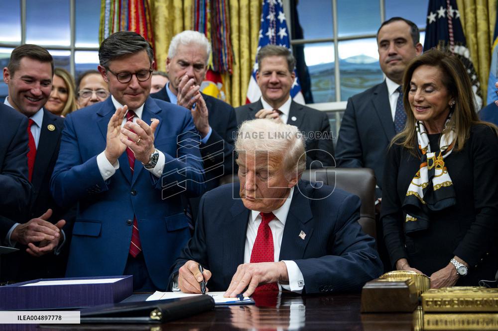 President Trump Signs Funding Bill To Reopen The Federal Government