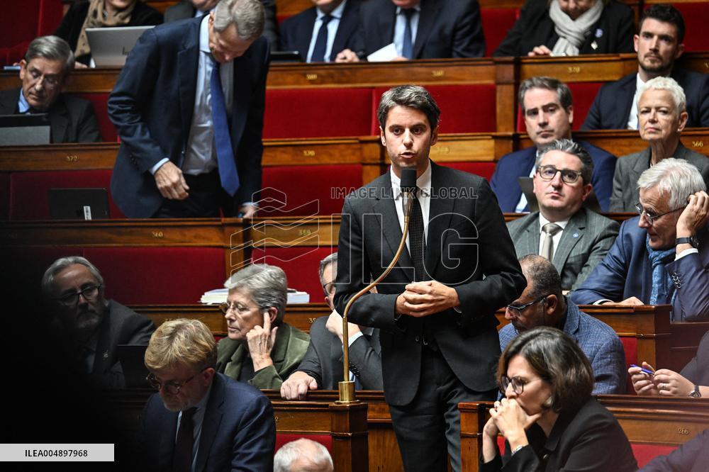 Suspension Of Pension Reform At The National Assembly - Paris
