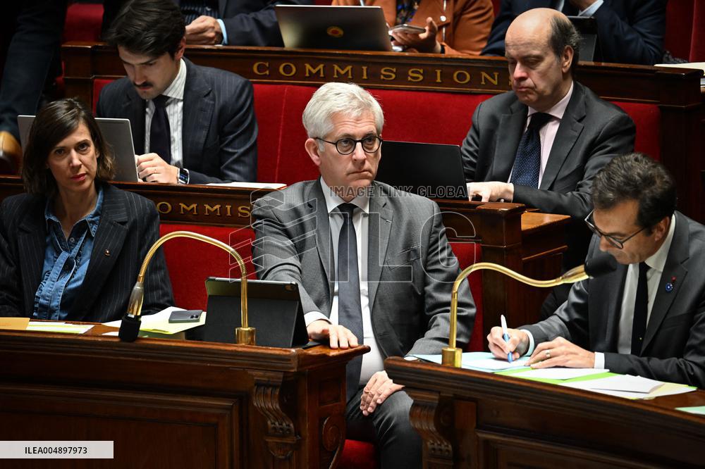 Suspension Of Pension Reform At The National Assembly - Paris