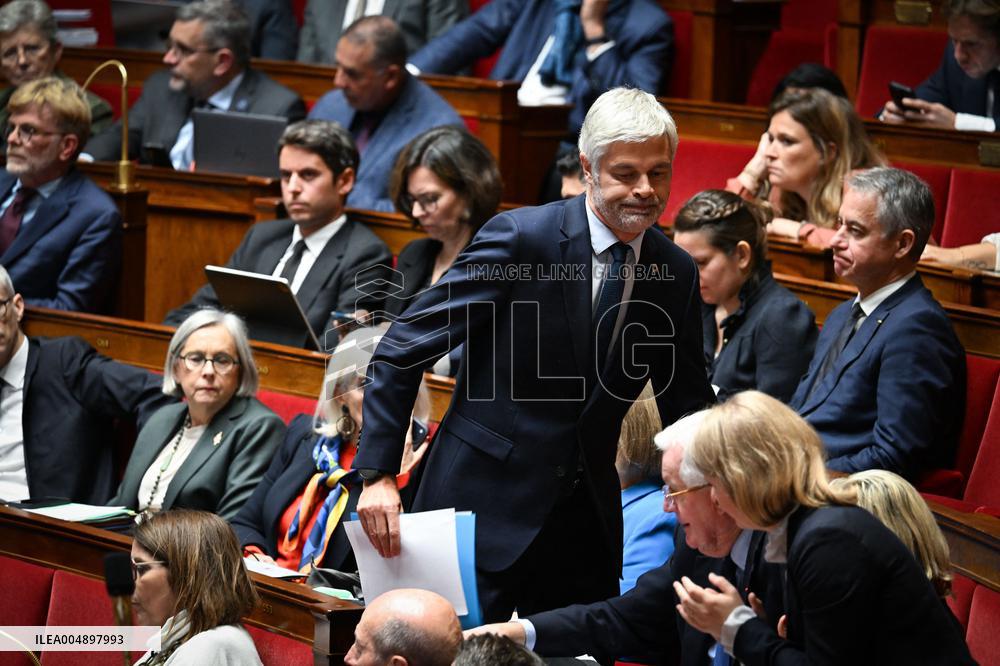 Suspension Of Pension Reform At The National Assembly - Paris