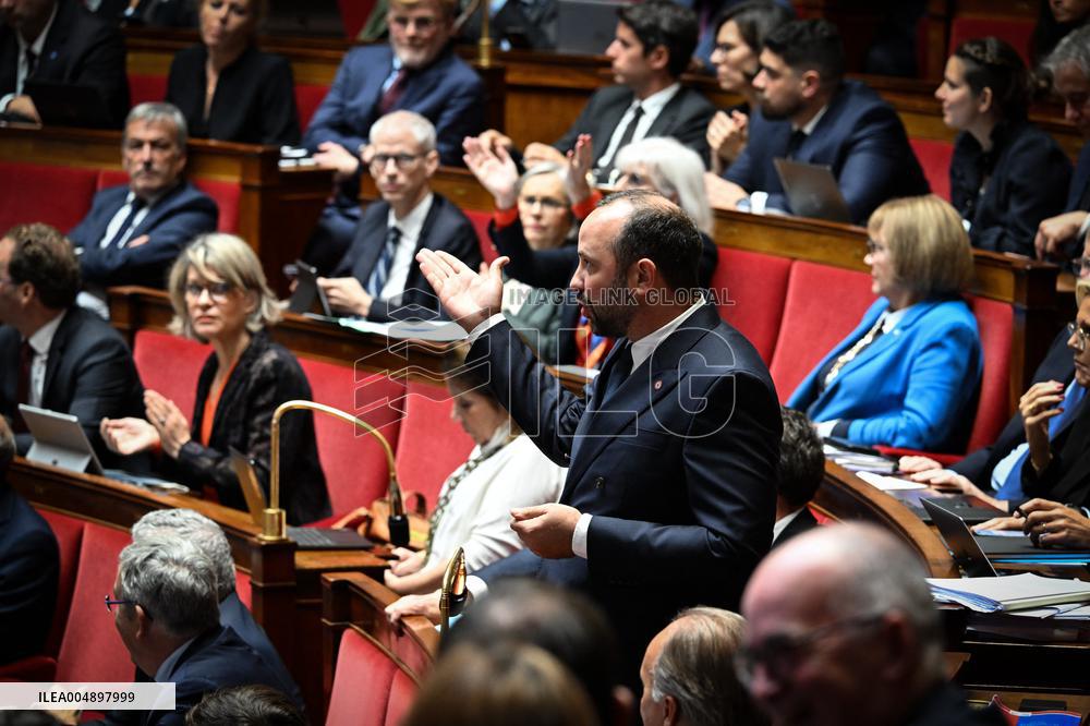 Suspension Of Pension Reform At The National Assembly - Paris