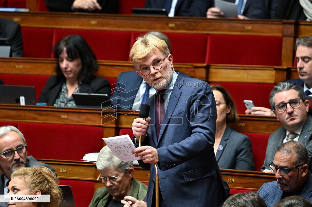 Suspension Of Pension Reform At The National Assembly - Paris