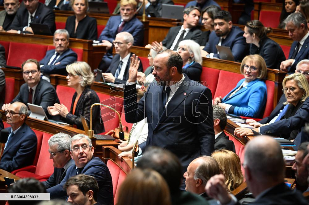 Suspension Of Pension Reform At The National Assembly - Paris